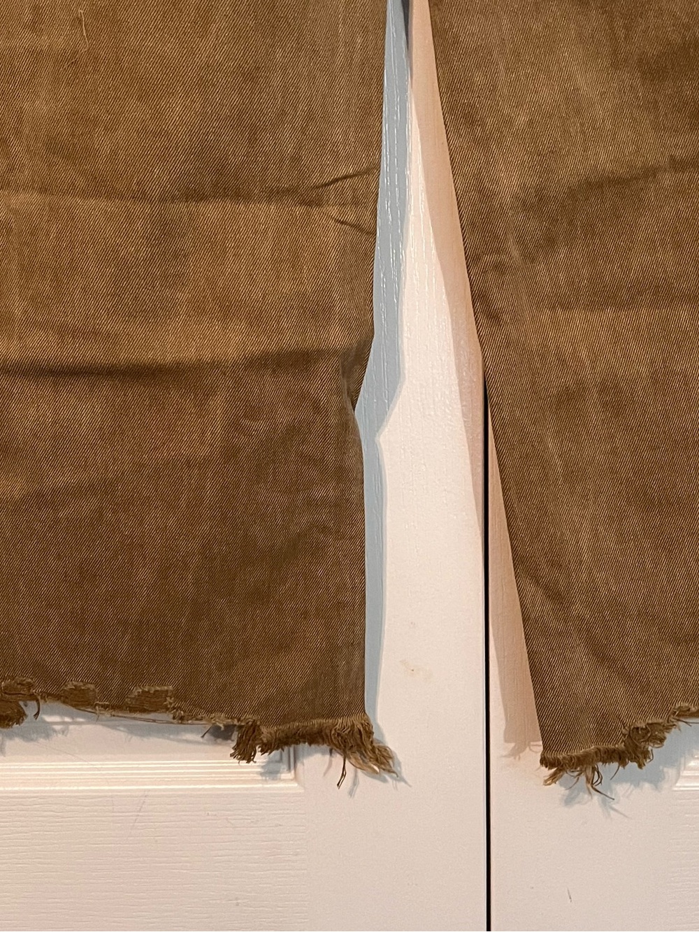 Zenana Outfitters Brown Distressed Wide-Leg Jeans - Picture 6 of 12